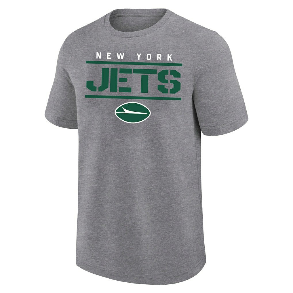 New York Jets Big & Tall Top Notch T-Shirt - Heather Gray T-shirts