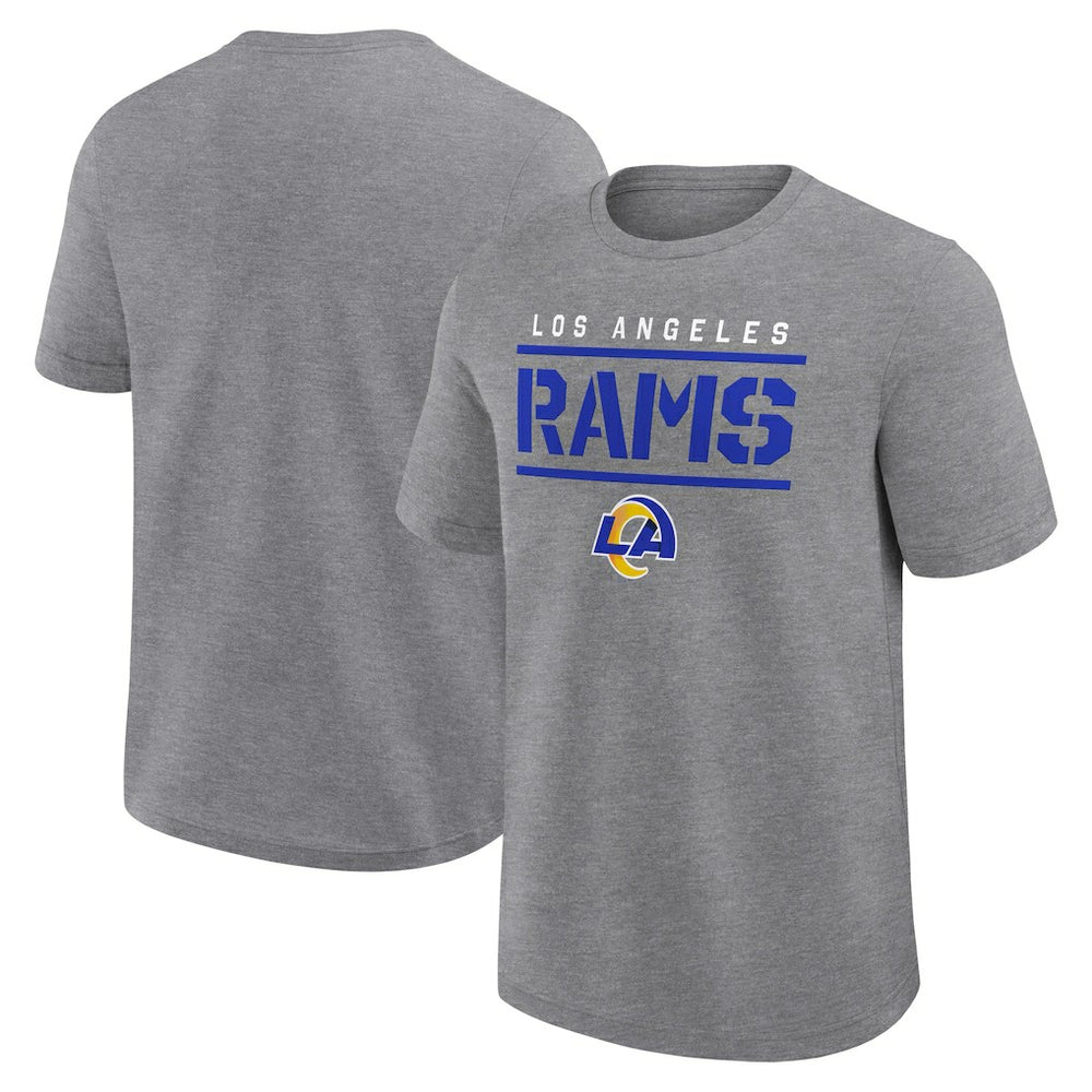 Los Angeles Rams Big & Tall Top Notch T-Shirt - Heather Gray T-shirts