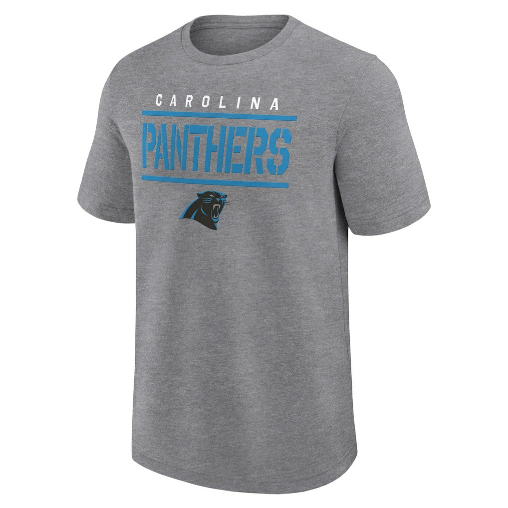 Carolina Panthers Big & Tall Top Notch T-Shirt - Heather Gray T-shirts
