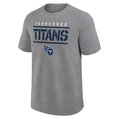Tennessee Titans Big & Tall Top Notch T-Shirt - Heather Gray T-shirts