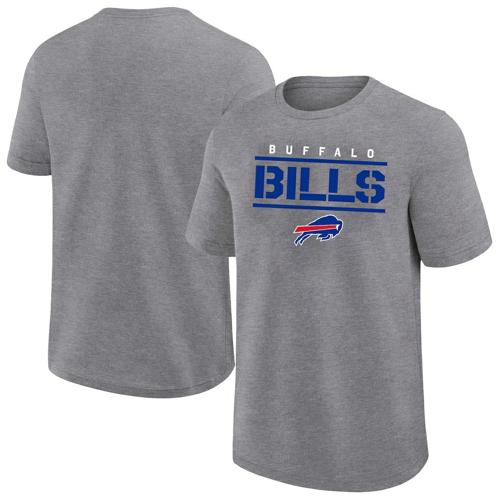Buffalo Bills Big & Tall Top Notch T-Shirt - Heather Gray T-shirts