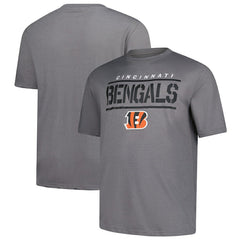 Cincinnati Bengals Big & Tall Top Notch T-Shirt - Heather Gray T-shirts