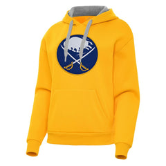 Buffalo Sabres Antigua Women's Victory Pullover Hoodie - Gold | US 202233387