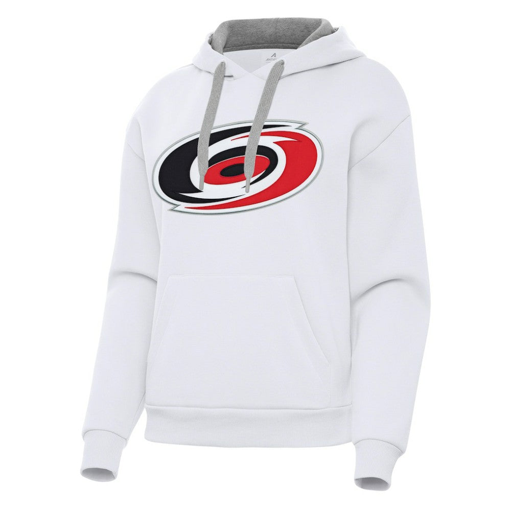 Carolina Hurricanes Antigua Women's Victory Pullover Hoodie - White | US 202233388