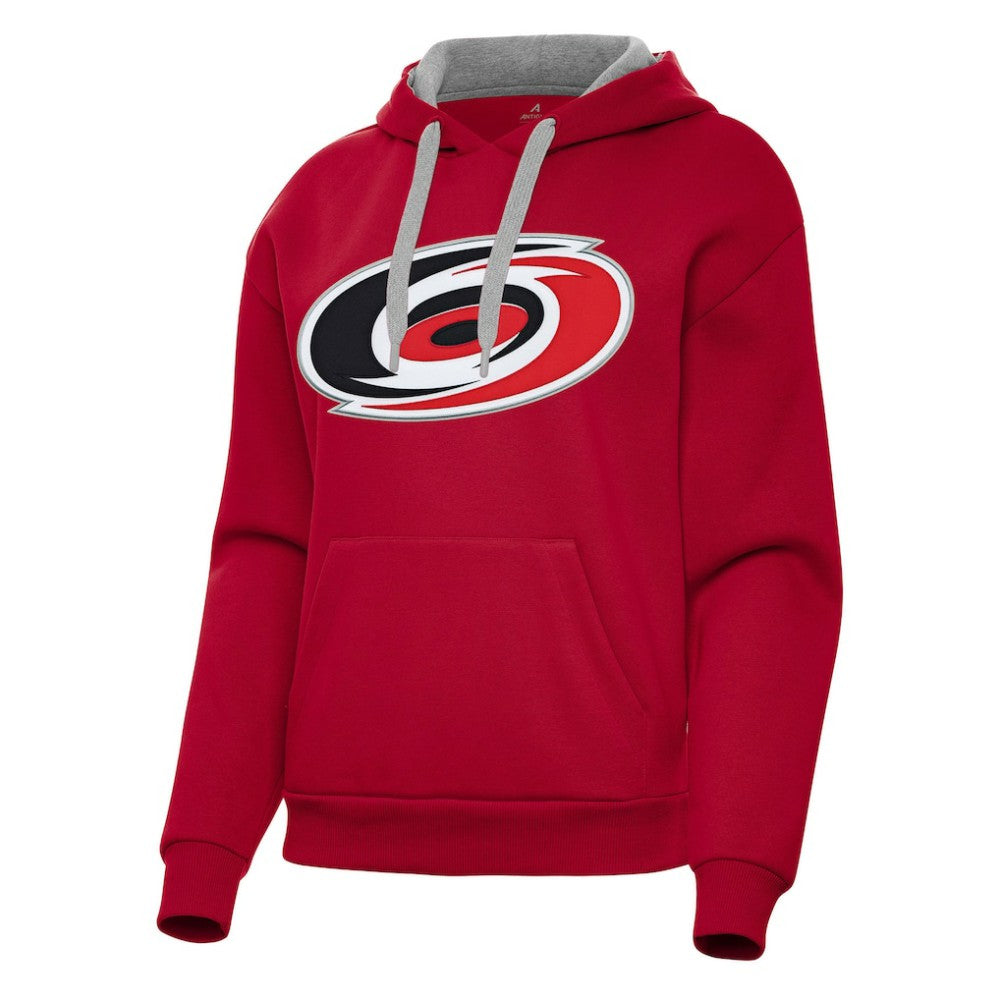 Carolina Hurricanes Antigua Women's Victory Pullover Hoodie - Red | US 202233396