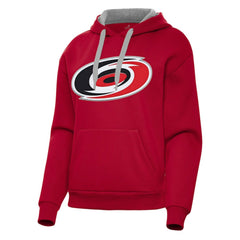 Carolina Hurricanes Antigua Women's Victory Pullover Hoodie - Red | US 202233396