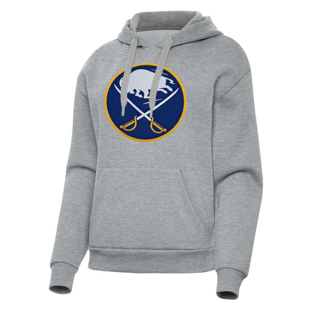 Buffalo Sabres Antigua Women's Victory Pullover Hoodie - Heather Gray | US 202233411