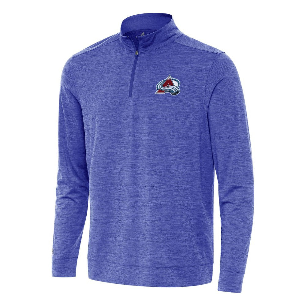 Colorado Avalanche Antigua Bright Quarter-Zip Top - Heather Royal | US 202233607