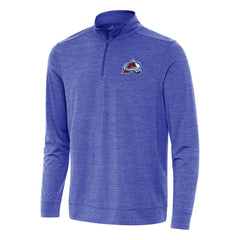 Colorado Avalanche Antigua Bright Quarter-Zip Top - Heather Royal | US 202233607
