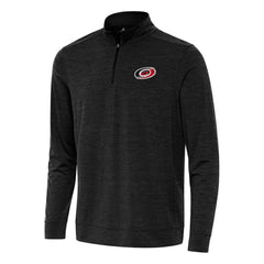 Carolina Hurricanes Antigua Bright Quarter-Zip Top - Heather Black | US 202233612
