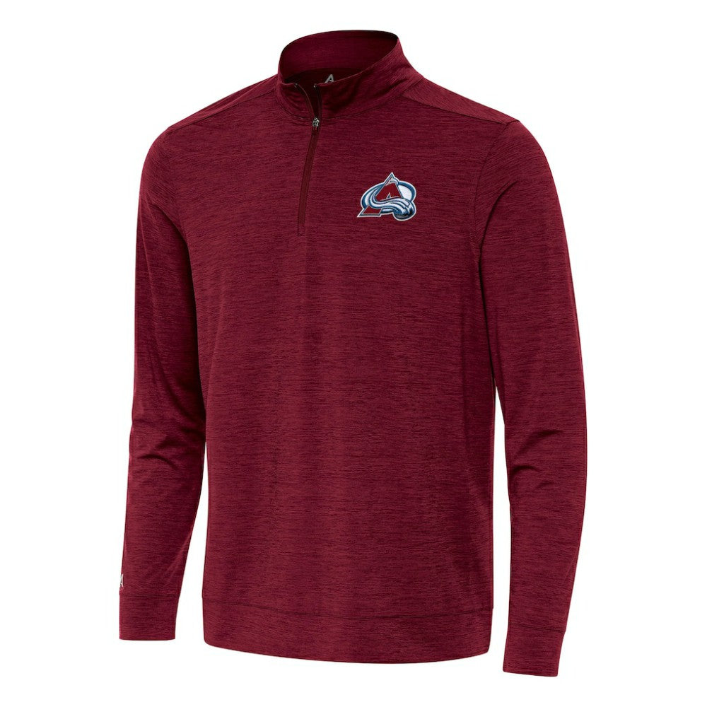 Colorado Avalanche Antigua Bright Quarter-Zip Top - Burgundy | US 202233615