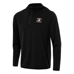 Anaheim Ducks Antigua Tidy Quarter-Zip Hoodie - Heather Black | US 202233632