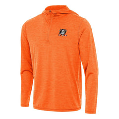 Anaheim Ducks Antigua Tidy Quarter-Zip Hoodie - Heather Orange | US 202233634