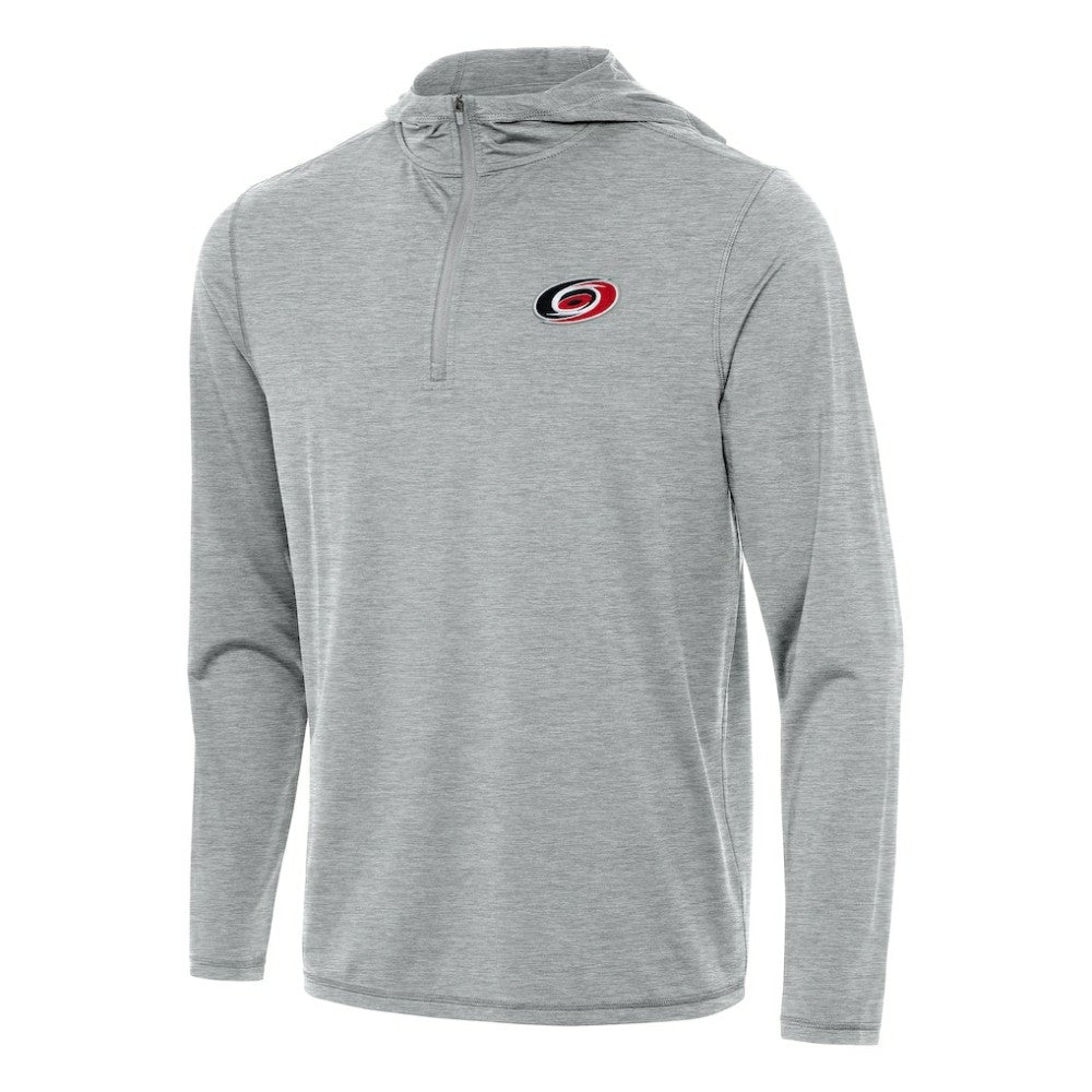Carolina Hurricanes Antigua Tidy Quarter-Zip Hoodie - Heather Gray | US 202233643