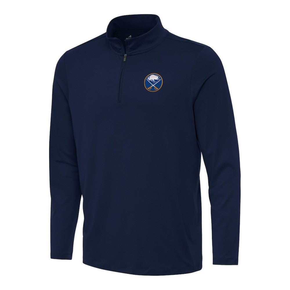 Buffalo Sabres Antigua Reprocess Quarter-Zip Top - Navy | US 202234084