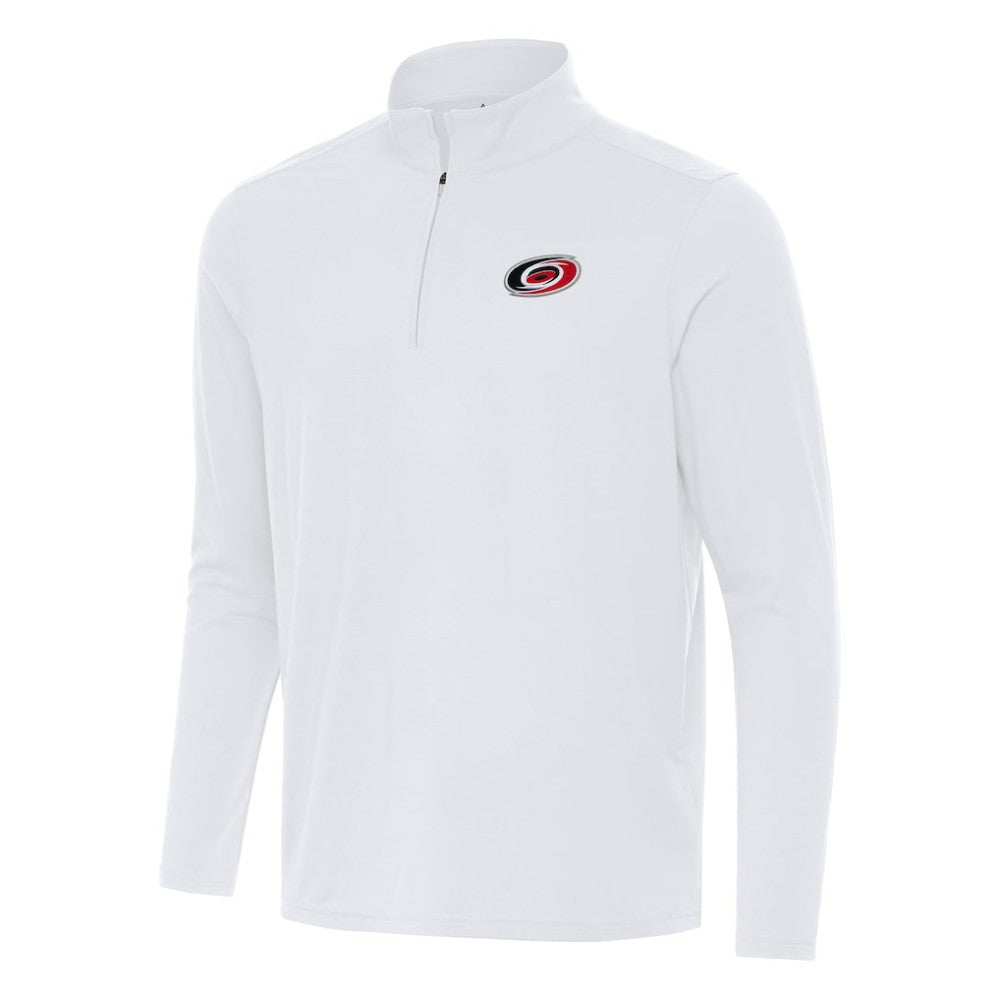 Carolina Hurricanes Antigua Intent Quarter-Zip Top - White | US 202234354