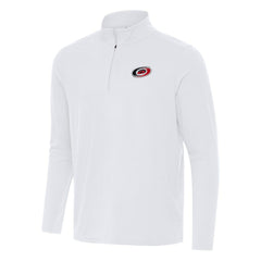 Carolina Hurricanes Antigua Intent Quarter-Zip Top - White | US 202234354