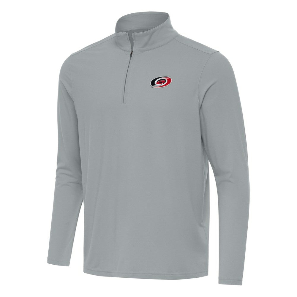 Carolina Hurricanes Antigua Intent Quarter-Zip Top - Gray | US 202234357
