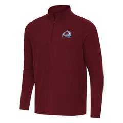 Colorado Avalanche Antigua Intent Quarter-Zip Top - Burgundy | US 202234365