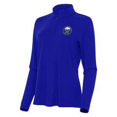 Buffalo Sabres Antigua Women's Intent Quarter-Zip Top - Royal | US 202234588