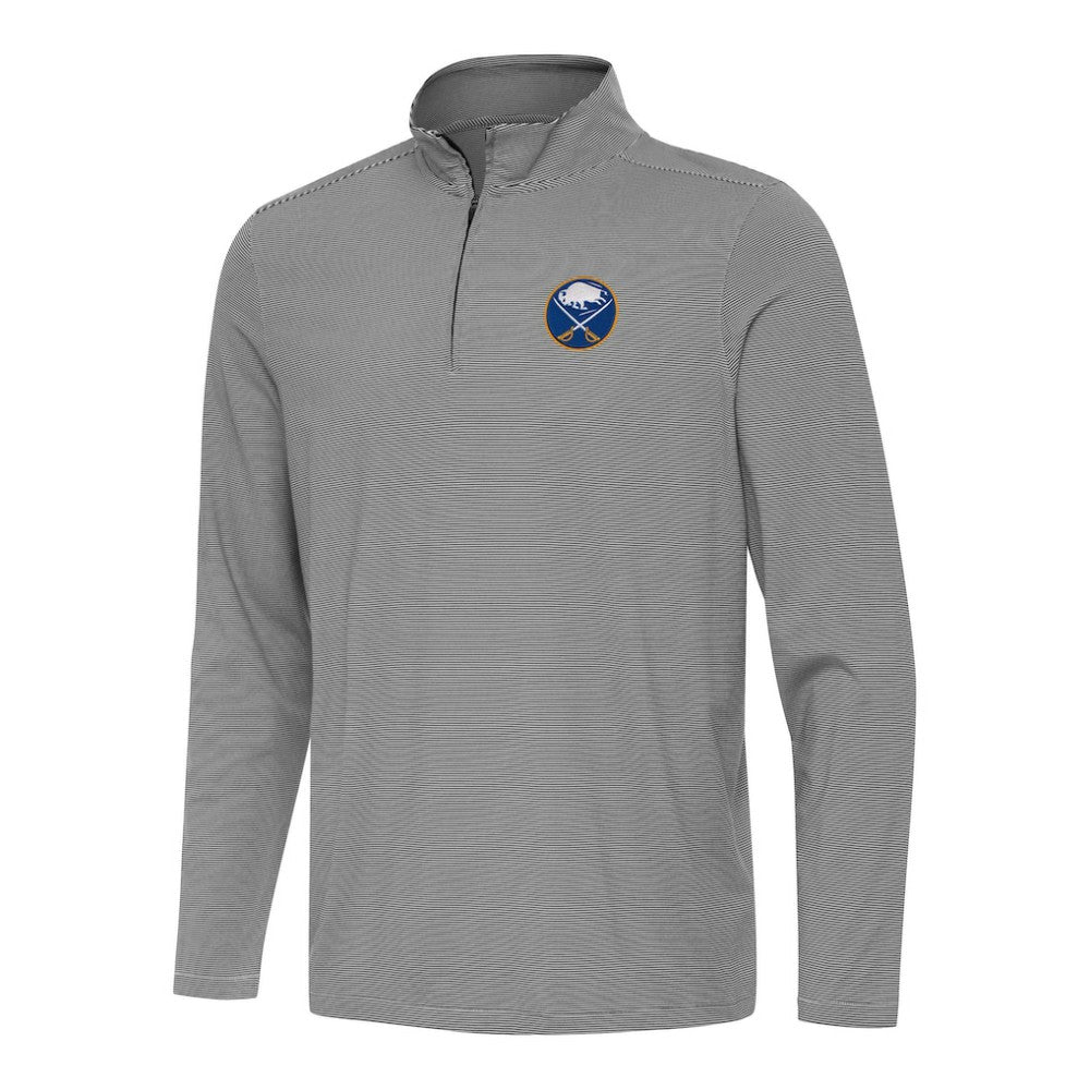 Buffalo Sabres Antigua Twine Quarter-Zip Top - Black | US 202234667