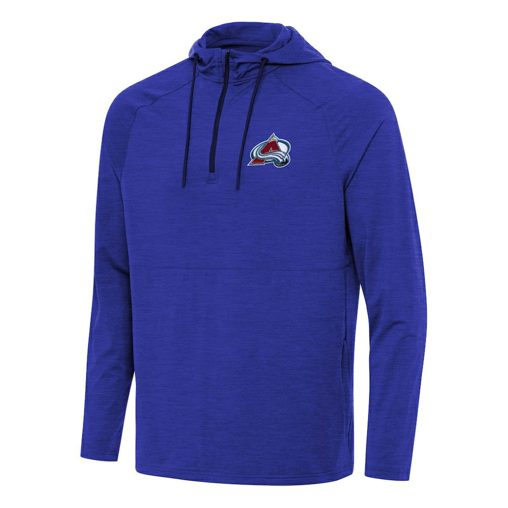 Colorado Avalanche Antigua Spikes Quarter-Zip Hoodie - Heather Royal | US 202234794