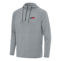 Carolina Hurricanes Antigua Spikes Quarter-Zip Hoodie - Heather Gray | US 202234808