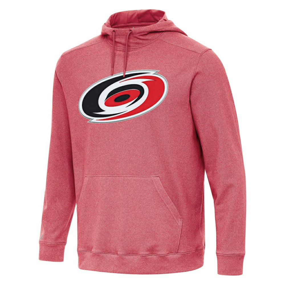 Carolina Hurricanes Antigua Cloud Pullover Hoodie - Heather Red | US 202234893