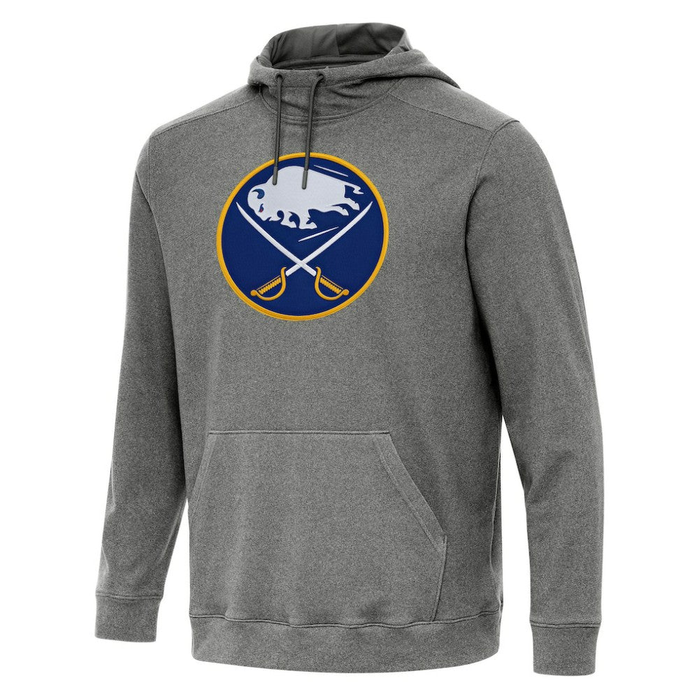 Buffalo Sabres Antigua Cloud Pullover Hoodie - Heather Black | US 202234896