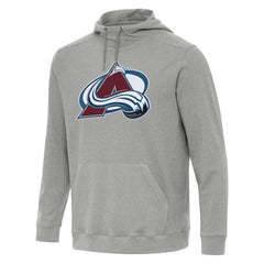 Colorado Avalanche Antigua Cloud Pullover Hoodie - Heather Gray | US 202234899