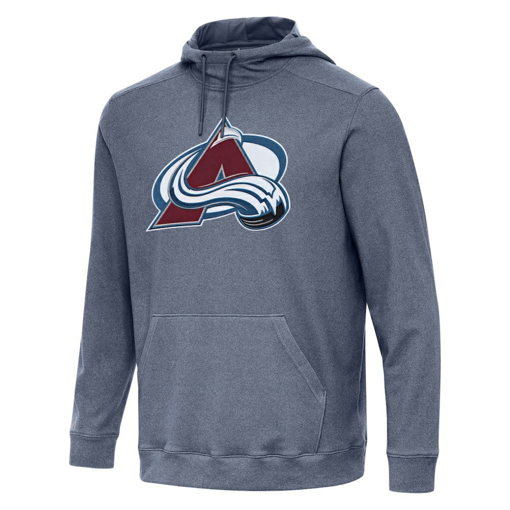 Colorado Avalanche Antigua Cloud Pullover Hoodie - Heather Navy | US 202234901