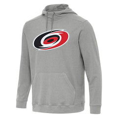 Carolina Hurricanes Antigua Cloud Pullover Hoodie - Heather Gray | US 202234908