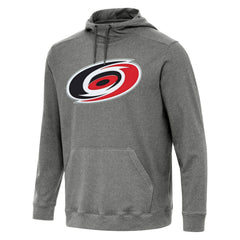 Carolina Hurricanes Antigua Cloud Pullover Hoodie - Heather Black | US 202234910