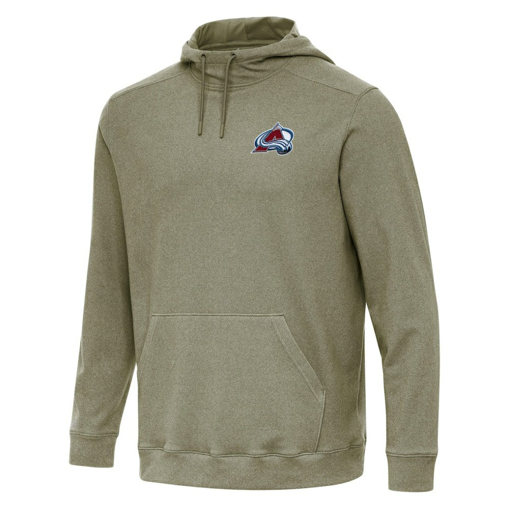Colorado Avalanche Antigua Cloud Pullover Hoodie - Olive | US 202234914