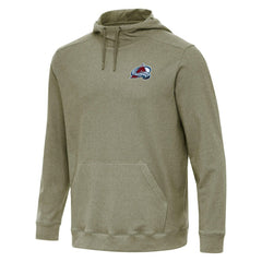Colorado Avalanche Antigua Cloud Pullover Hoodie - Olive | US 202234914