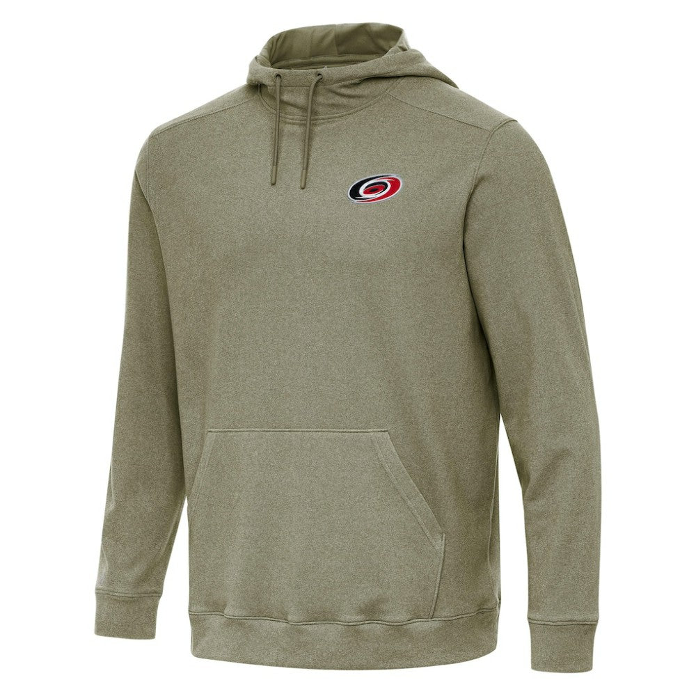 Carolina Hurricanes Antigua Cloud Pullover Hoodie - Olive | US 202234916