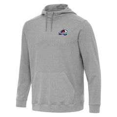 Colorado Avalanche Antigua Cloud Pullover Hoodie - Heather Gray | US 202234926