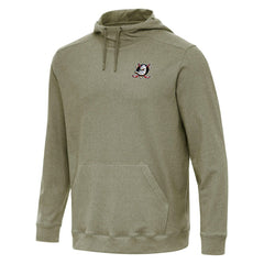 Anaheim Ducks Antigua Cloud Pullover Hoodie - Olive | US 202234938
