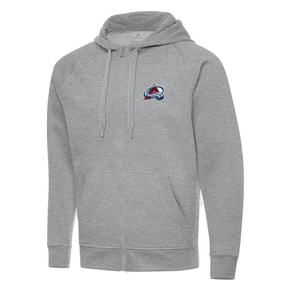 Colorado Avalanche Antigua Big & Tall Victory Full-Zip Hoodie - Heather Gray | US 202235016