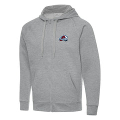 Colorado Avalanche Antigua Big & Tall Victory Full-Zip Hoodie - Heather Gray | US 202235016
