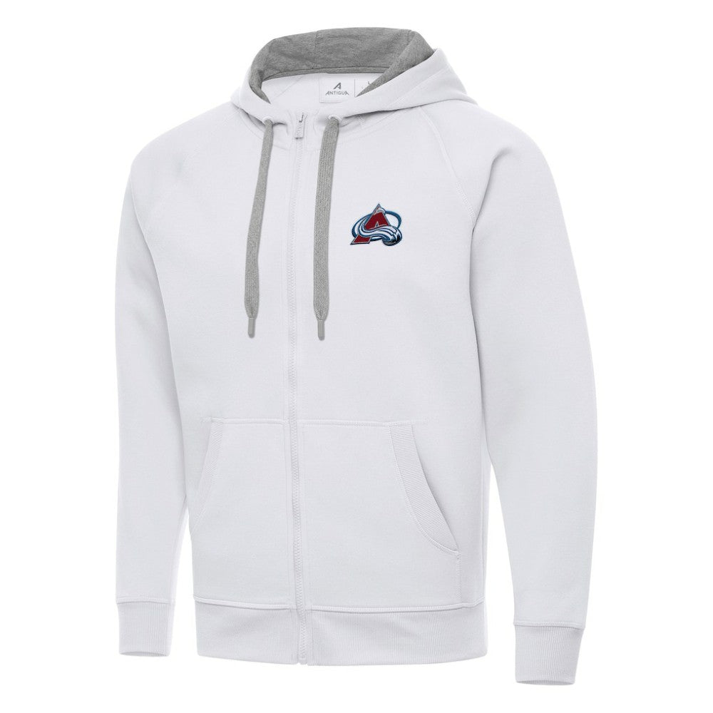 Colorado Avalanche Antigua Big & Tall Victory Full-Zip Hoodie - White | US 202235023