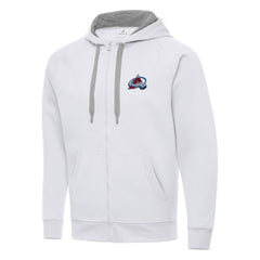 Colorado Avalanche Antigua Big & Tall Victory Full-Zip Hoodie - White | US 202235023
