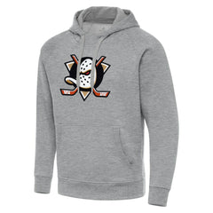 Anaheim Ducks Antigua Big & Tall Victory Pullover Hoodie - Heather Gray | US 202235054