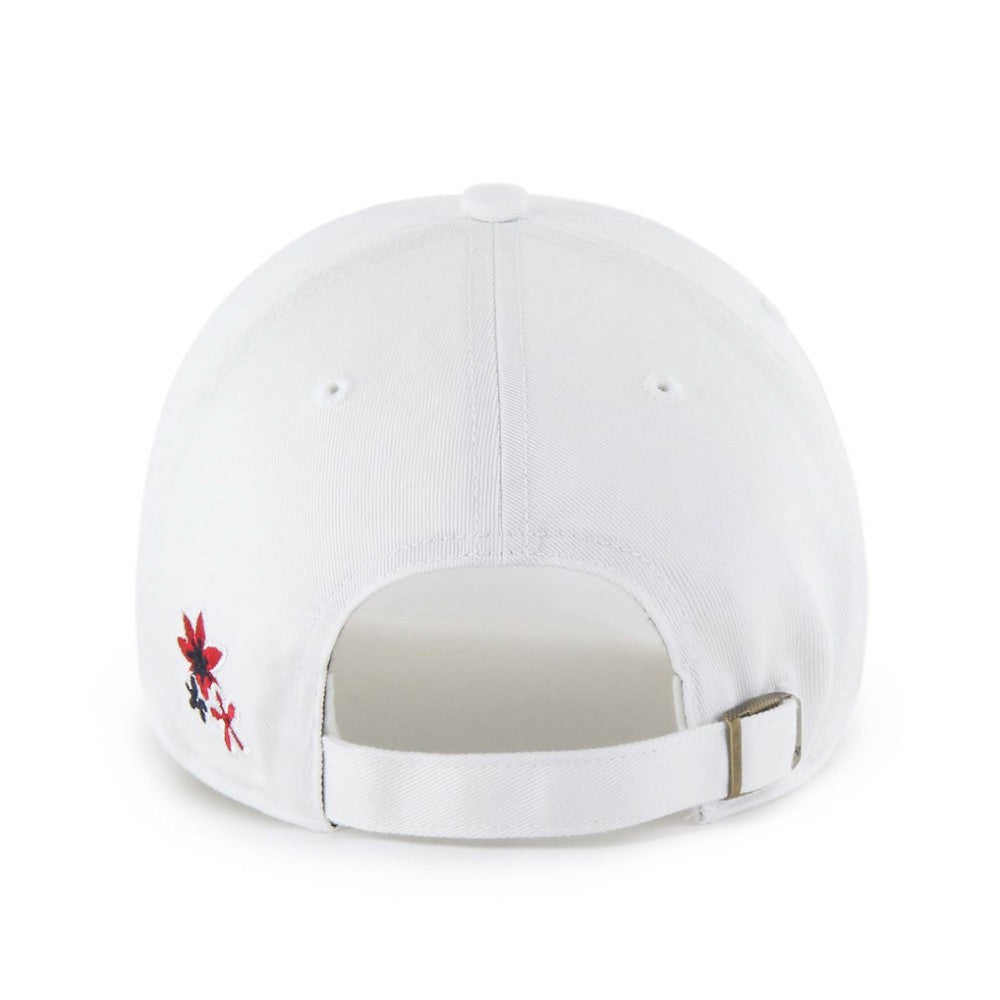 Boston Red Sox '47 Women's Flower Power Clean Up Adjustable Hat - White Hats