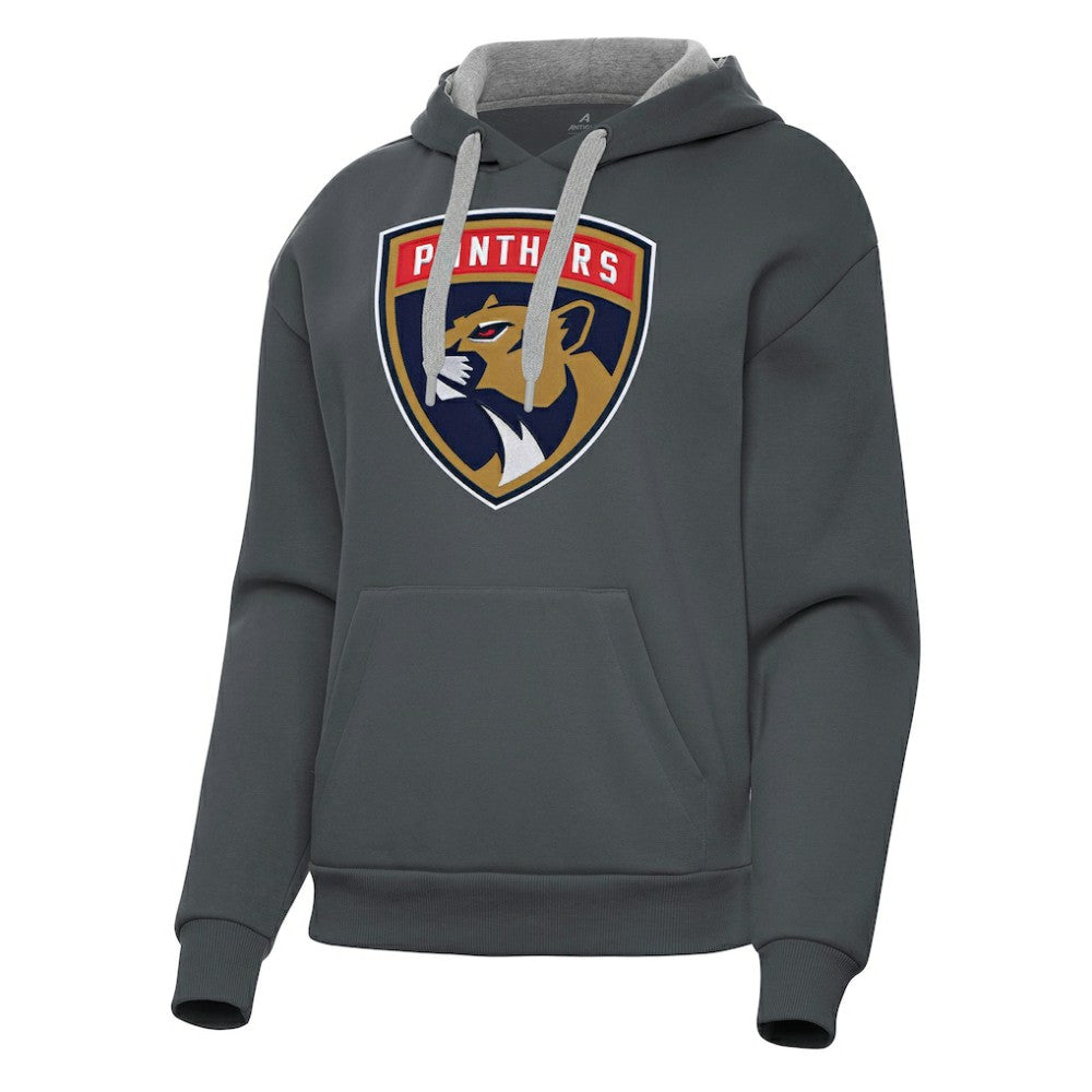 Florida Panthers Antigua Women's Victory Pullover Hoodie - Charcoal | US 202235583