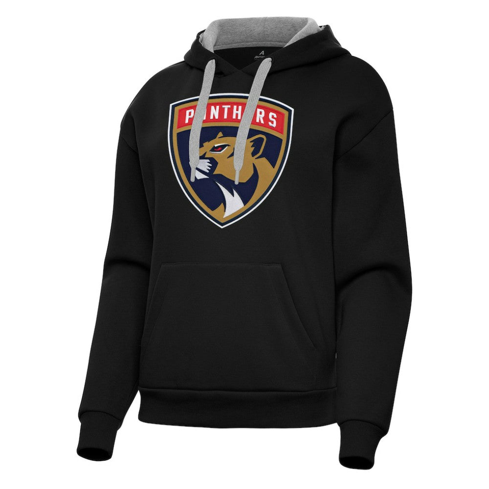 Florida Panthers Antigua Women's Victory Pullover Hoodie - Black | US 202235600