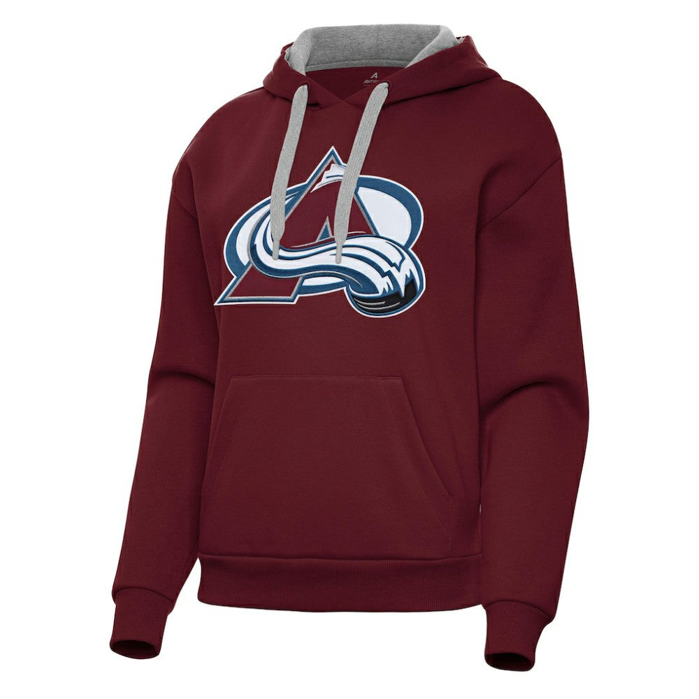 Colorado Avalanche Antigua Women's Victory Pullover Hoodie - Burgundy | US 202235607