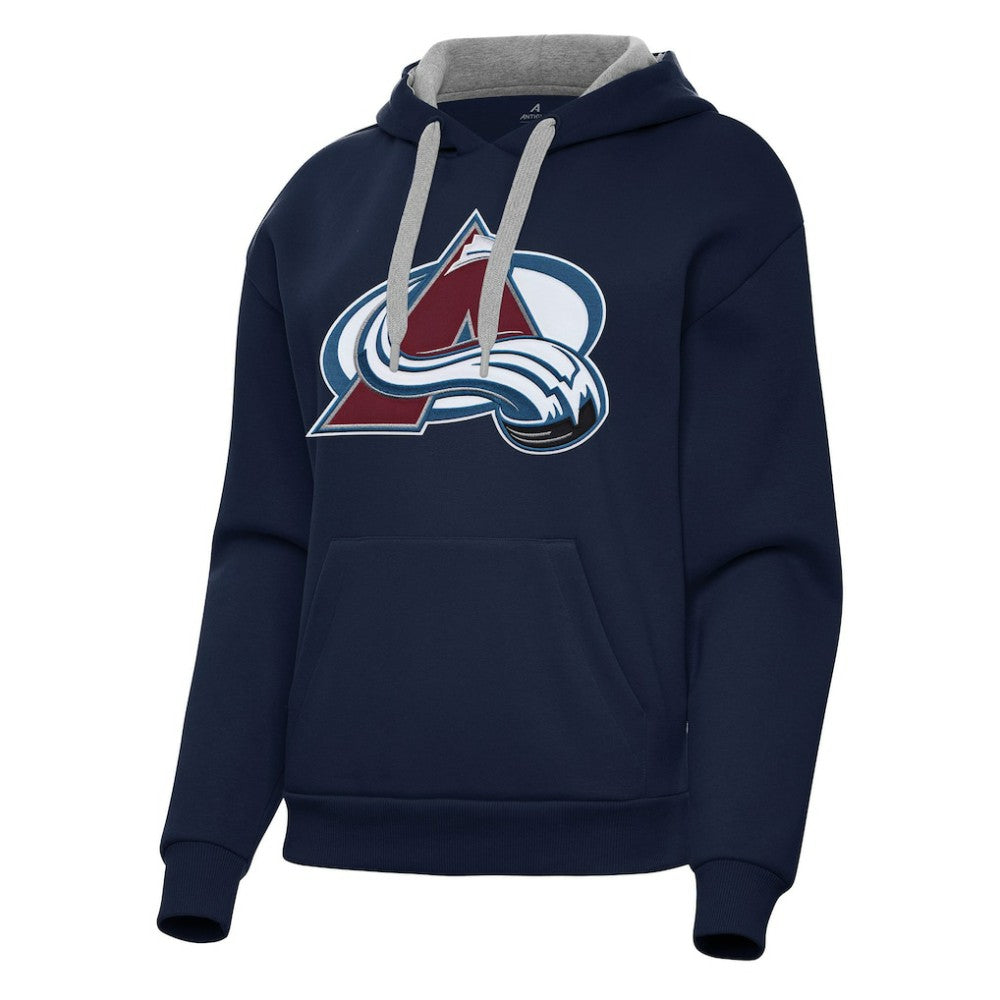 Colorado Avalanche Antigua Women's Victory Pullover Hoodie - Navy | US 202235610