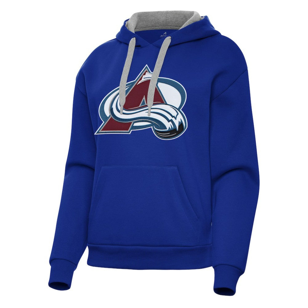 Colorado Avalanche Antigua Women's Victory Pullover Hoodie - Royal | US 202235614