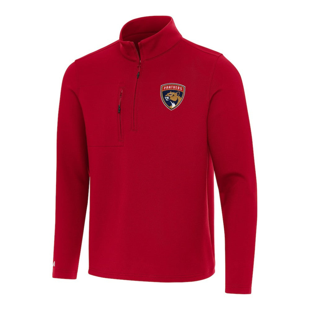 Florida Panthers Antigua Insider Quarter-Zip Top - Red | US 202235751